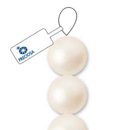 6mm Preciosa Pearl: Cream